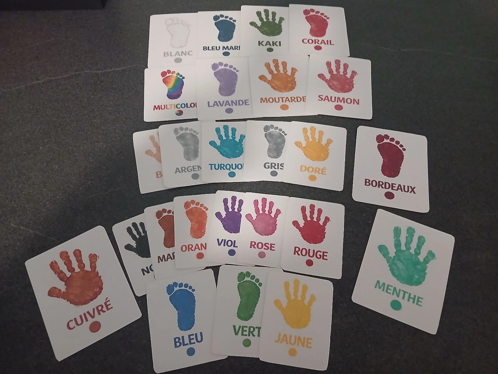L'apprentissage des couleurs